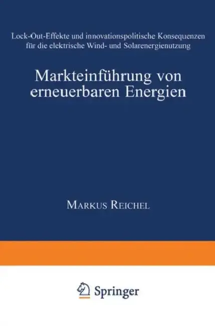 Cover of Markteinführung Von Erneuerbaren Energien