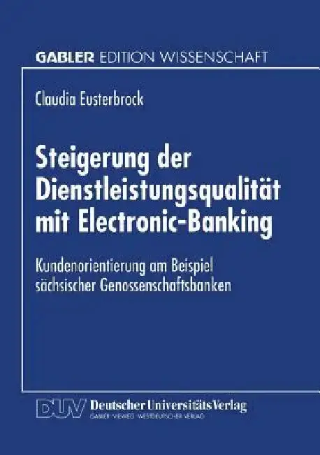 Cover of Steigerung Der Dienstleistungsqualität Mit Electronic-Banking