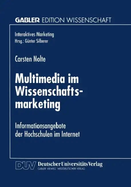 Cover of Multimedia Im Wissenschaftsmarketing
