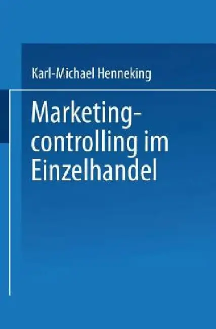 Cover of Marketingcontrolling Im Einzelhandel
