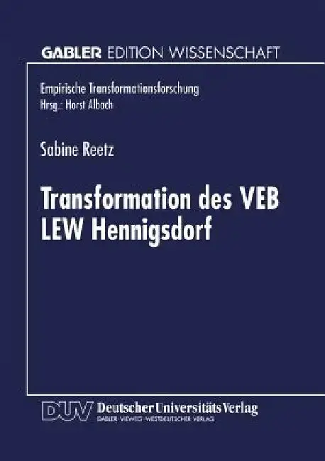 Cover of Transformation Des Veb Lew Hennigsdorf