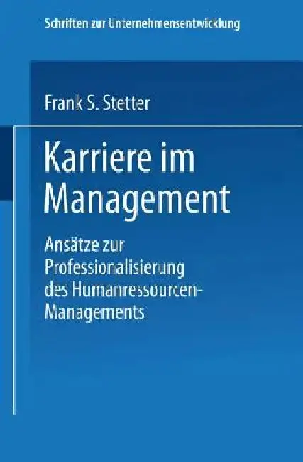 Cover of Karriere Im Management
