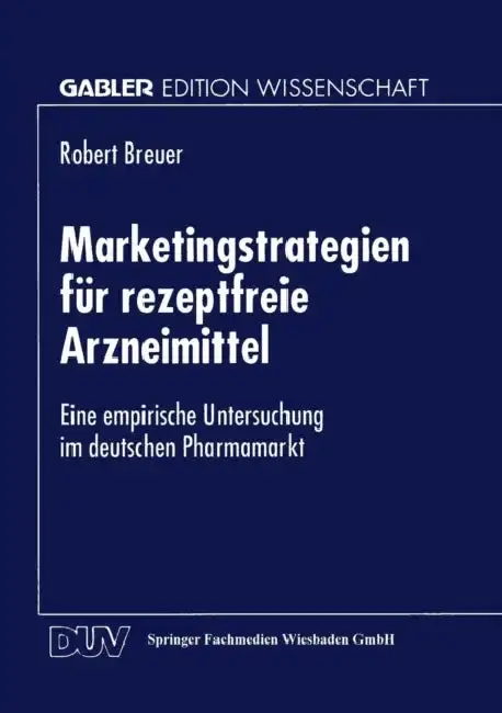 Cover of Marketingstrategien Für Rezeptfreie Arzneimittel