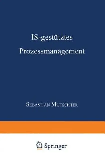 Cover of Is-Gestütztes Prozessmanagement