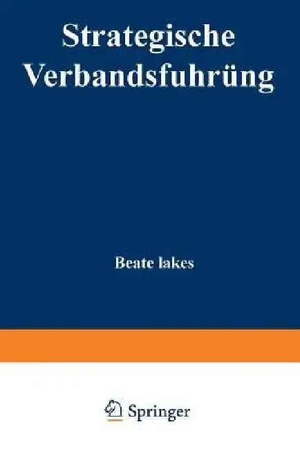 Cover of Strategische Verbandsführung