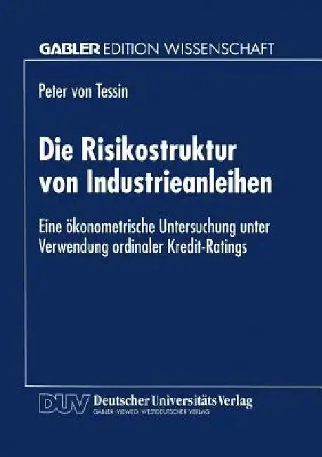 Cover of Die Risikostruktur Von Industrieanleihen
