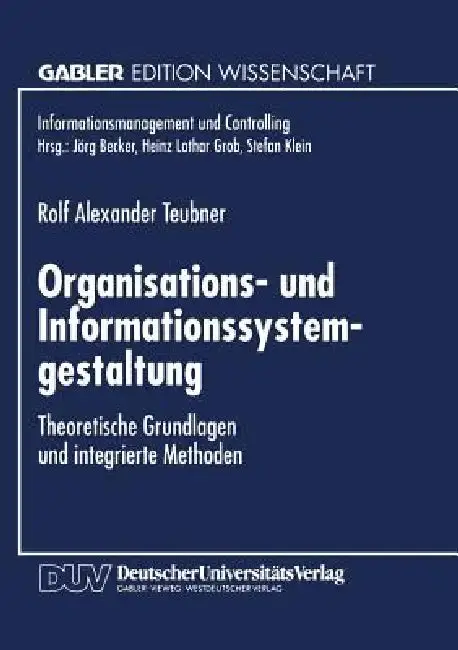 Cover of Organisations- Und Informationssystemgestaltung