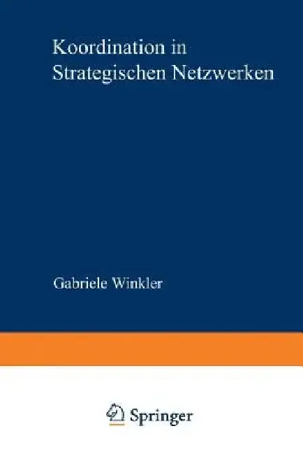 Cover of Koordination in Strategischen Netzwerken