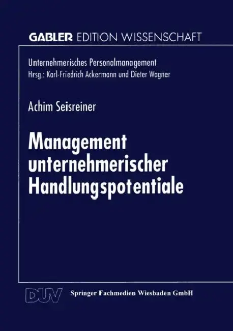 Cover of Management Unternehmerischer Handlungspotentiale