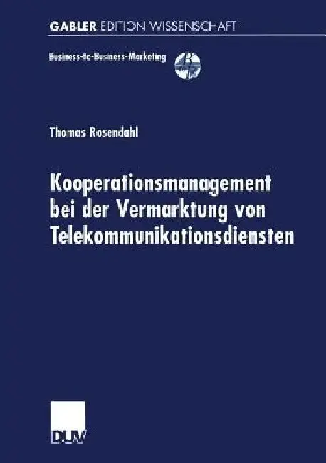 Cover of Kooperationsmanagement Bei Der Vermarktung Von Telekommunikationsdiensten