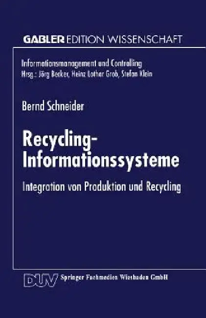 Cover of Recycling-Informationssysteme