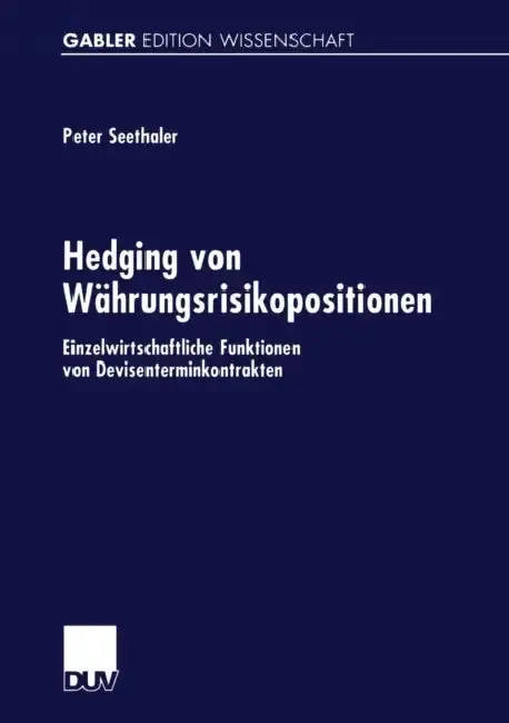 Cover of Hedging Von Währungsrisikopositionen
