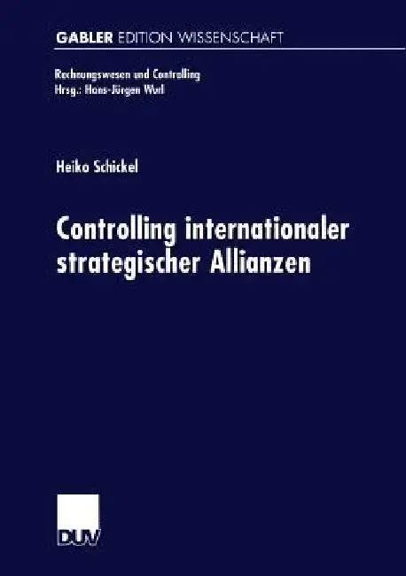 Cover of Controlling Internationaler Strategischer Allianzen