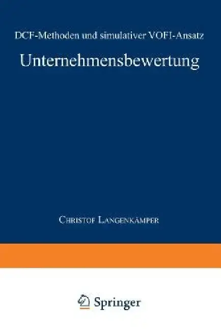 Cover of Unternehmensbewertung