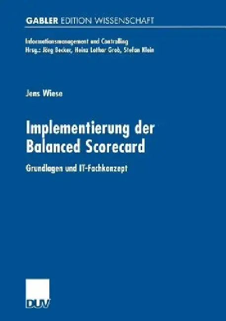 Cover of Implementierung Der Balanced Scorecard