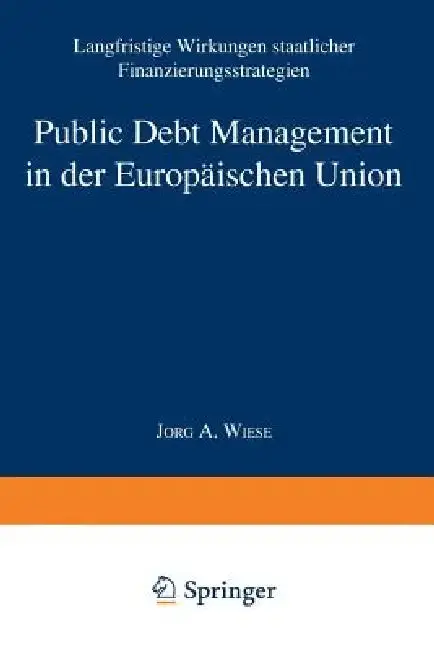 Cover of Public Debt Management in Der Europäischen Union