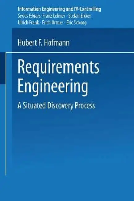 Cover of Requirements Engineering