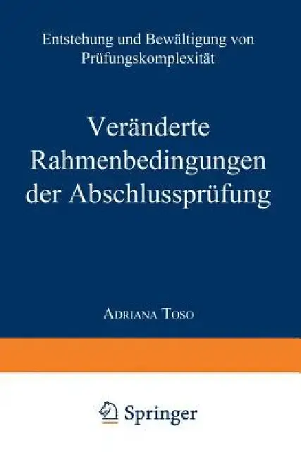 Cover of Veränderte Rahmenbedingungen Der Abschlussprüfung