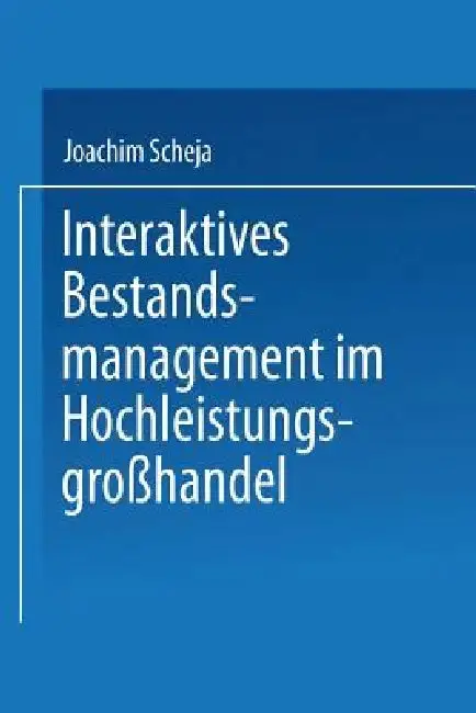 Cover of Interaktives Bestandsmanagement Im Hochleistungsgroßhandel