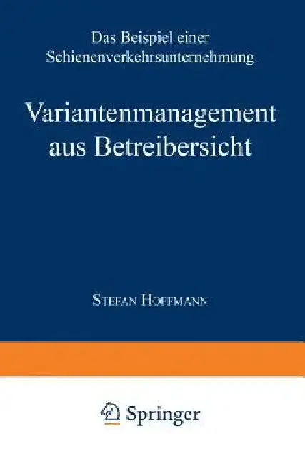 Cover of Variantenmanagement Aus Betreibersicht