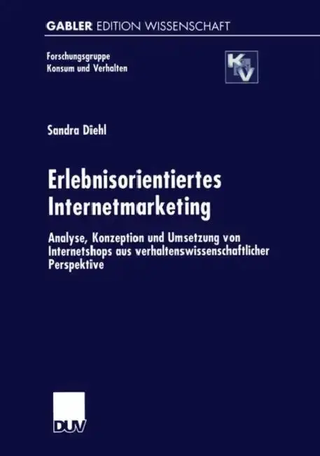 Cover of Erlebnisorientiertes Internetmarketing