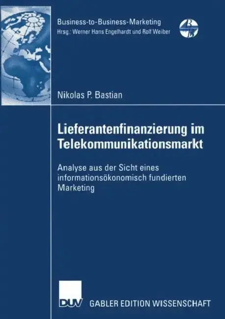 Cover of Lieferantenfinanzierung Im Telekommunikationsmarkt