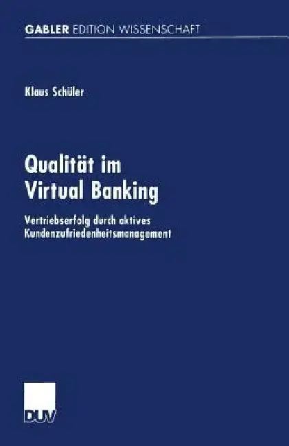 Cover of Qualität Im Virtual Banking