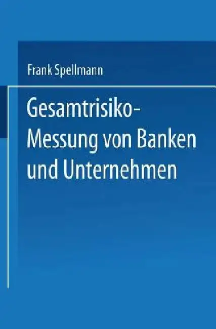 Cover of Gesamtrisiko-Messung Von Banken Und Unternehmen