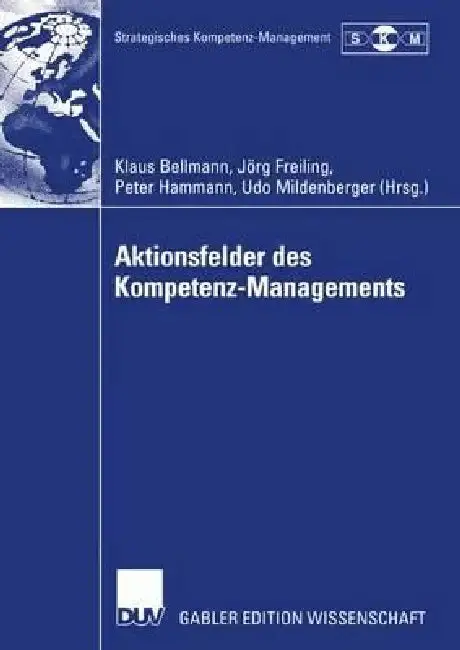 Cover of Aktionsfelder Des Kompetenz-Managements