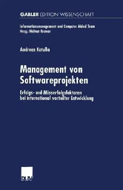 Cover of Management Von Softwareprojekten