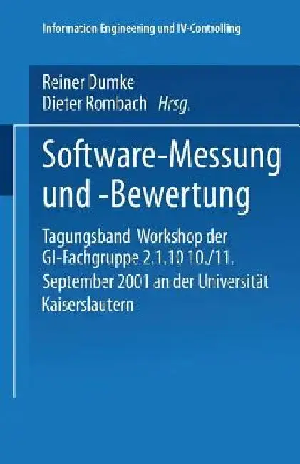Cover of Software-Messung Und -Bewertung