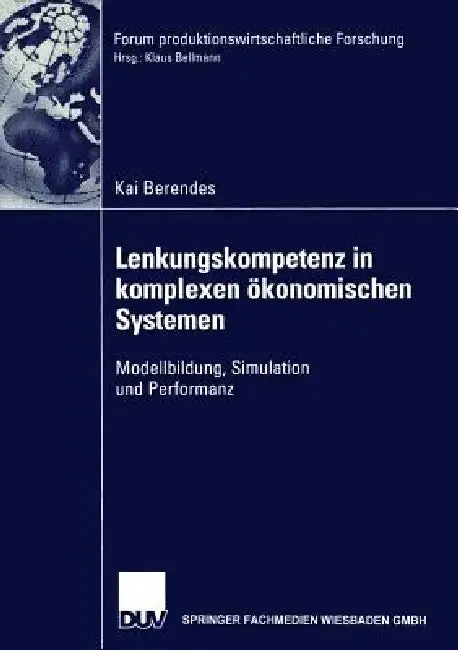 Cover of Lenkungskompetenz in Komplexen Ökonomischen Systemen