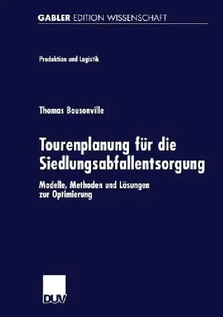Cover of Tourenplanung Für Die Siedlungsabfallentsorgung