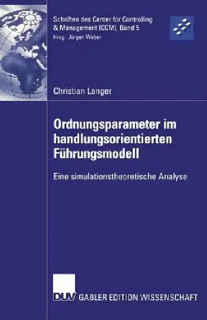 Cover of Ordnungsparameter Im Handlungsorientierten Führungsmodell