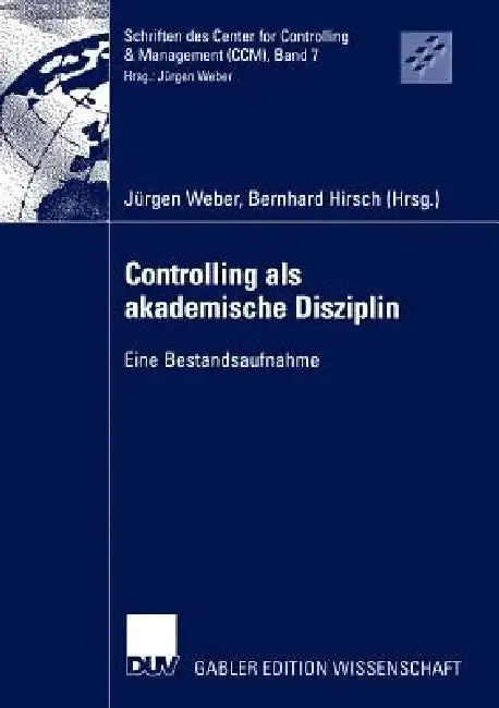 Cover of Controlling ALS Akademische Disziplin