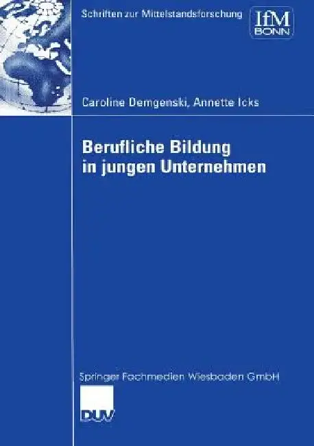Cover of Berufliche Bildung in Jungen Unternehmen