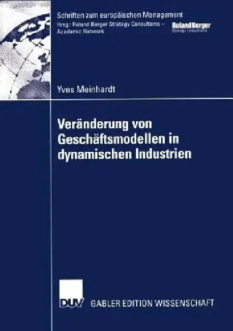 Cover of Veränderung Von Geschäftsmodellen in Dynamischen Industrien