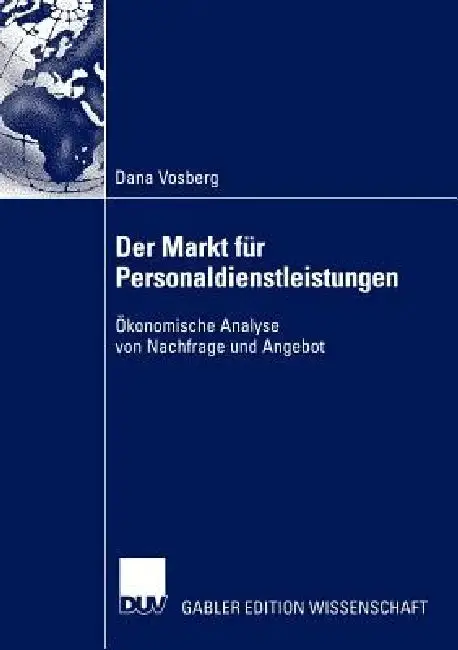 Cover of Der Markt Für Personaldienstleistungen