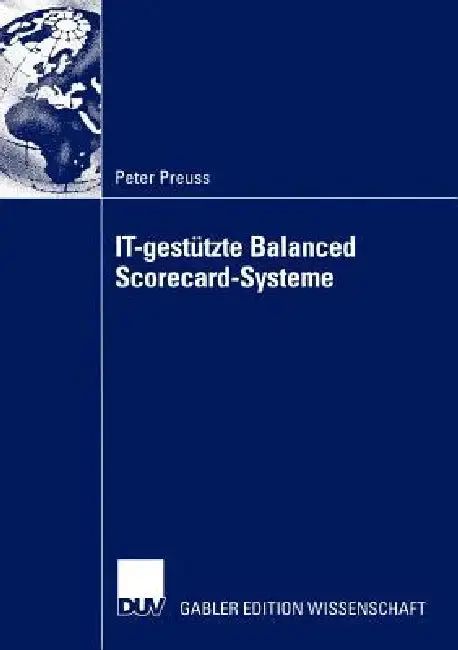 Cover of It-Gestützte Balanced Scorecard-Systeme