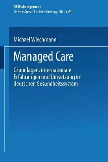 Cover of Managed Care