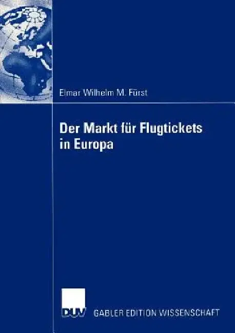 Cover of Der Markt Für Flugtickets in Europa