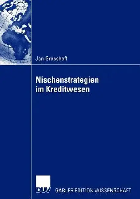Cover of Nischenstrategien Im Kreditwesen