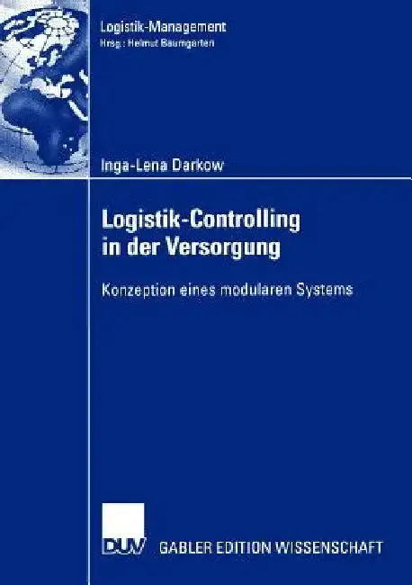 Cover of Logistik-Controlling in Der Versorgung