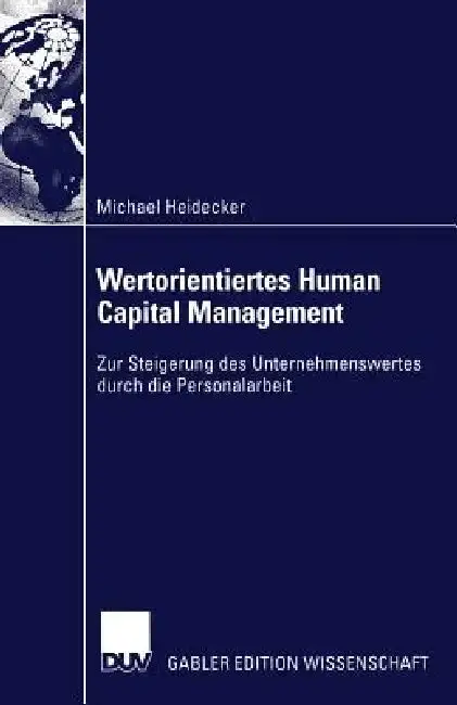 Cover of Wertorientiertes Human Capital Management