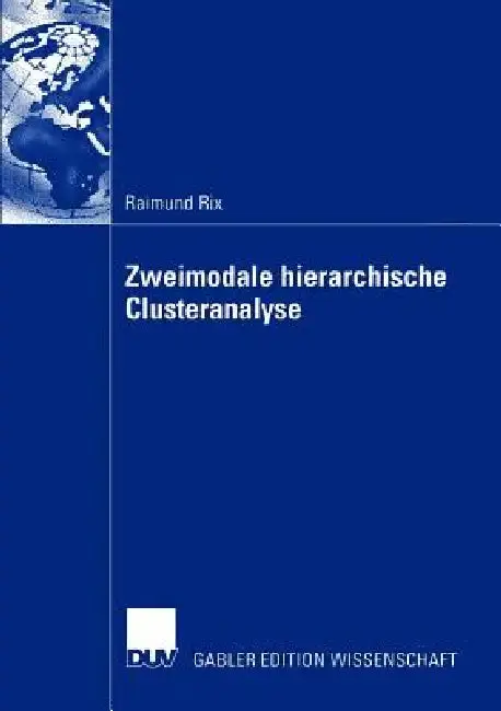 Cover of Zweimodale Hierarchische Clusteranalyse