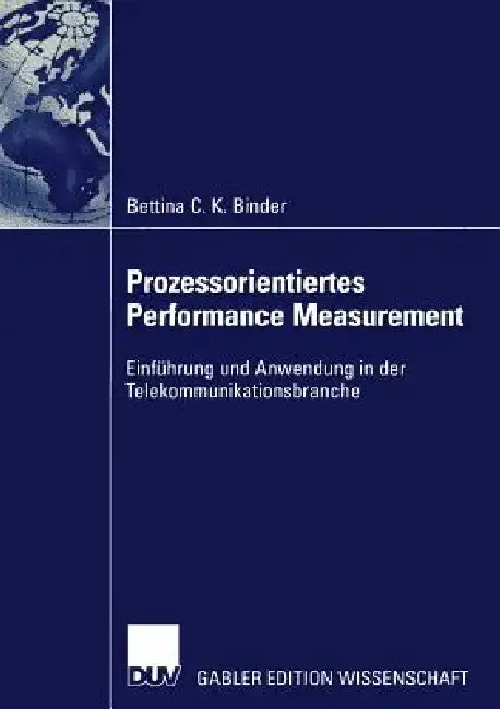 Cover of Prozessorientiertes Performance Measurement