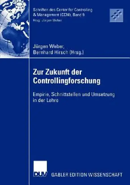 Cover of Zur Zukunft Der Controllingforschung