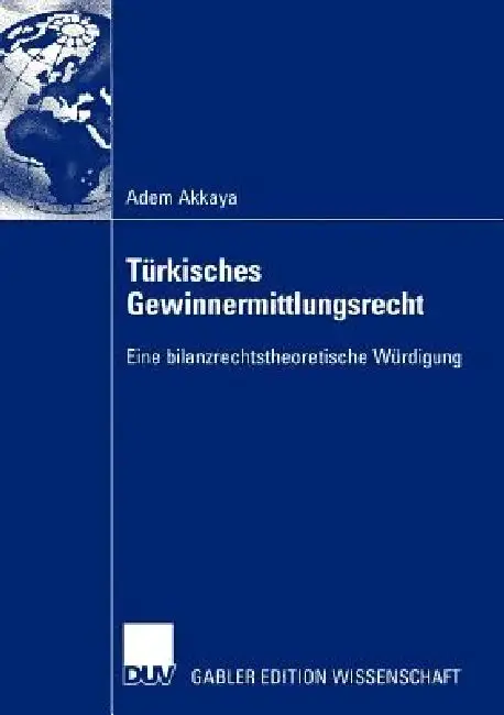 Cover of Türkisches Gewinnermittlungsrecht