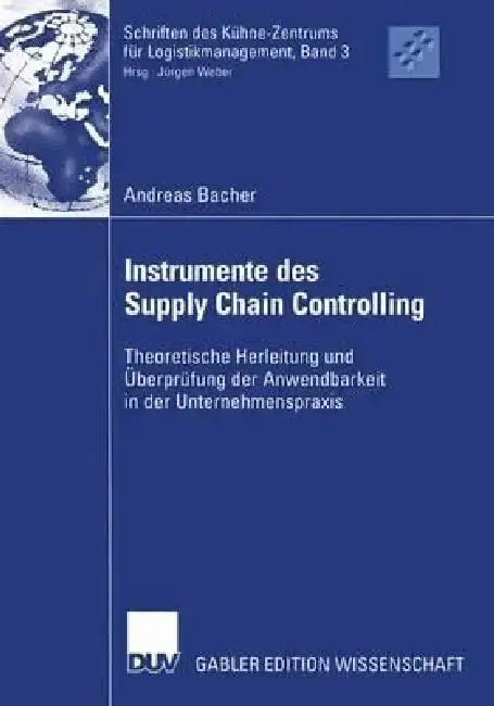 Cover of Instrumente Des Supply Chain Controlling