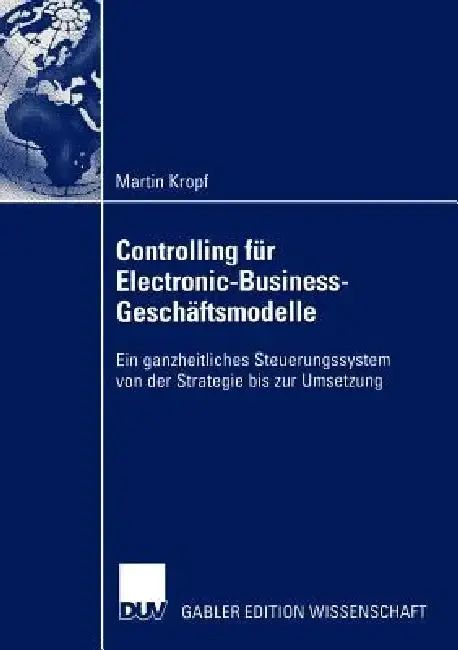 Cover of Controlling Für Electronic-Business-Geschäftsmodelle